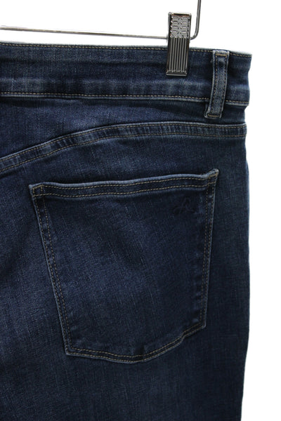 DL1961 Womens Bootcut Jeans Blue Mid Rise Cotton Blend Size 31