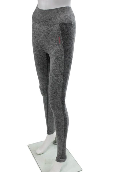 GYMSHARK Womens Compression Leggings Gray Nylon Sports Size S
