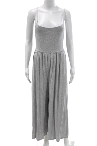 Wilfred Womens Jumpsuit Gray Tencel Scoop Neck Sleeveless Pullover Size S