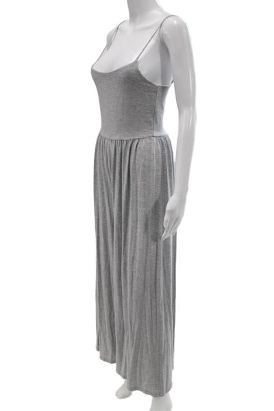 Wilfred Womens Jumpsuit Gray Tencel Scoop Neck Sleeveless Pullover Size S