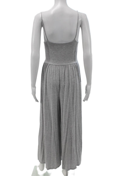 Wilfred Womens Jumpsuit Gray Tencel Scoop Neck Sleeveless Pullover Size S