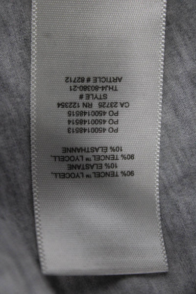 Wilfred Womens Jumpsuit Gray Tencel Scoop Neck Sleeveless Pullover Size S