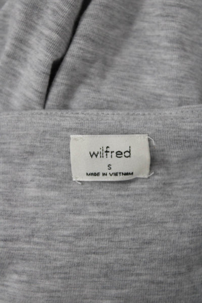 Wilfred Womens Jumpsuit Gray Tencel Scoop Neck Sleeveless Pullover Size S