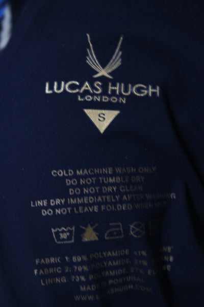 Lucas Hugh Womens Polyamide Sports Bra Navy Blue Size S