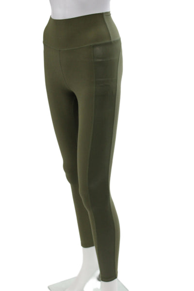 Carbon 38 Womens Tank Top Leggings Set Green Size Small/Extra Small