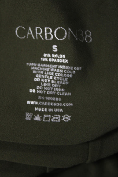 Carbon 38 Womens Tank Top Leggings Set Green Size Small/Extra Small