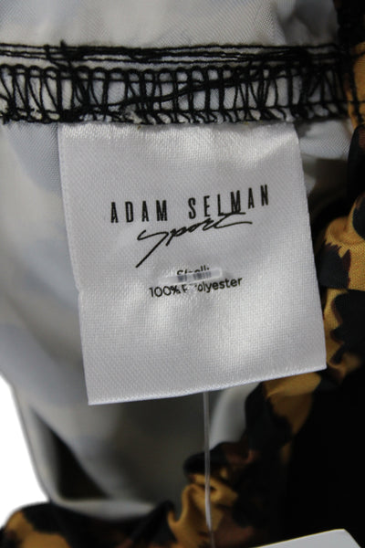 Adam Selman Women Anorak Jacket Leopard Print Multicolor Zip Size S
