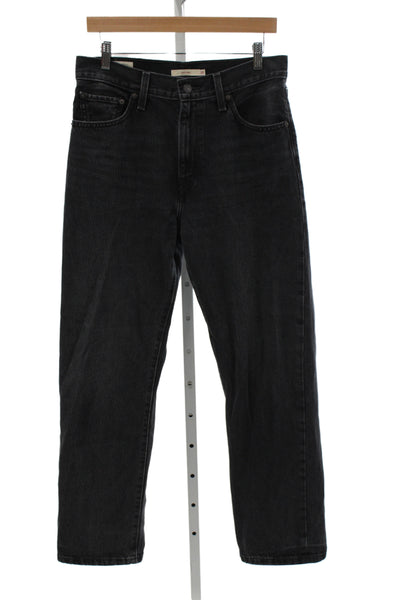 Levis Womens Straight Black Jeans Size 29