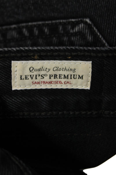 Levis Womens Straight Black Jeans Size 29