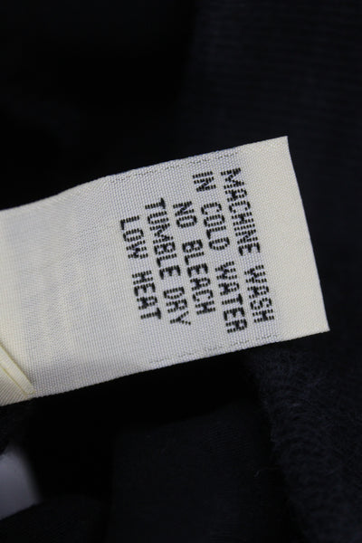Wearables Womens Black Cargo Capri Pants Pull On Cotton Blend Size XS