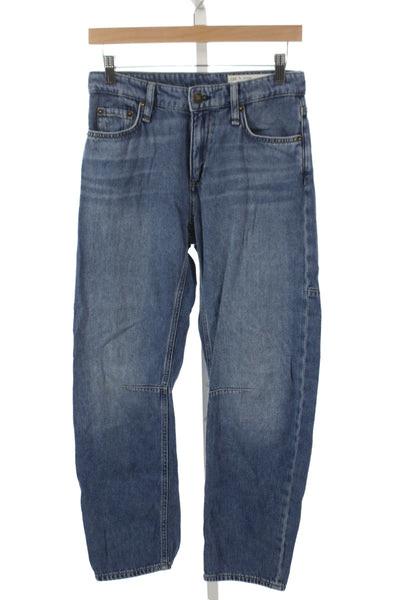 Rag & Bone Women Blue Straight Jeans Mid Rise Inseam 26 Size 24