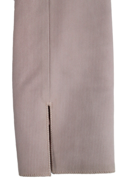 Chanel Women Leather Pink Pea Coat Button Long Sleeve Size 36
