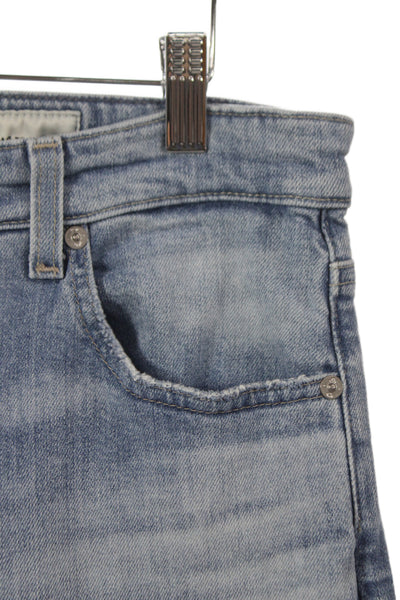 AG Adriano Goldschmied Women Wide Leg Jeans Blue High Rise Size 31