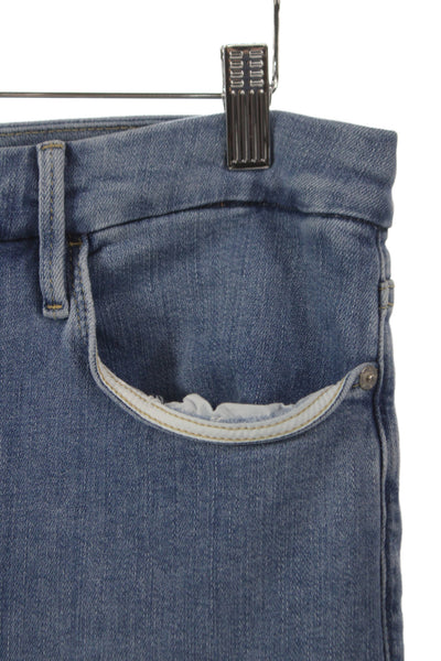 Frame Mens Bootcut Jeans Blue Mid Rise Cotton Blend Size 32