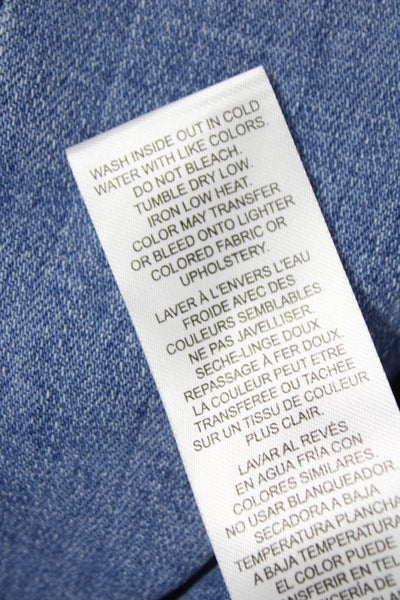 Frame Mens Bootcut Jeans Blue Mid Rise Cotton Blend Size 32