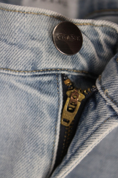 Frame Womens Skinny Distressed Blue Jeans Size 31