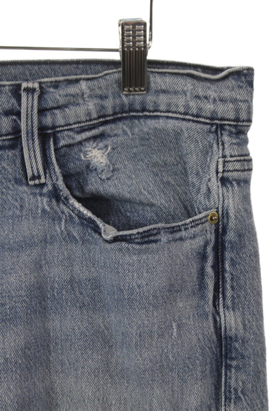 Frame Women Straight Jeans Blue Mid Rise 28 Inseam Size 31