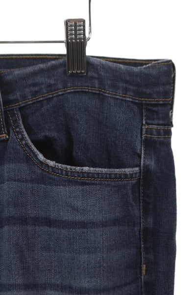 Flying Monkey Womens Ankle Jeans Blue Mid Rise Cotton Blend Size 30