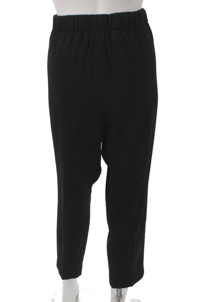 Babaton Women Ankle Black Triacetate Pull On Pants Size 12