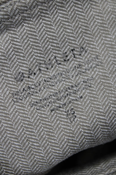 Athleta Women Herringbone Gray Ankle Leggings Polyester Sports Fall Size XS