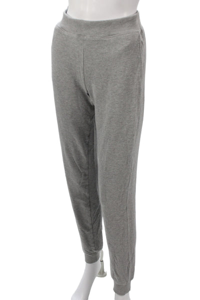 L Agence Women Gray Cotton Joggers Size S