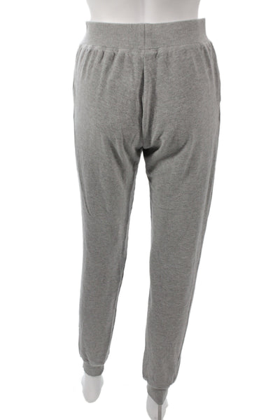L Agence Women Gray Cotton Joggers Size S