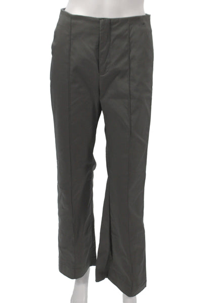 Modern Citizen Women Dress Pants Gray Cotton Blend Zip Inseam 28 Size S