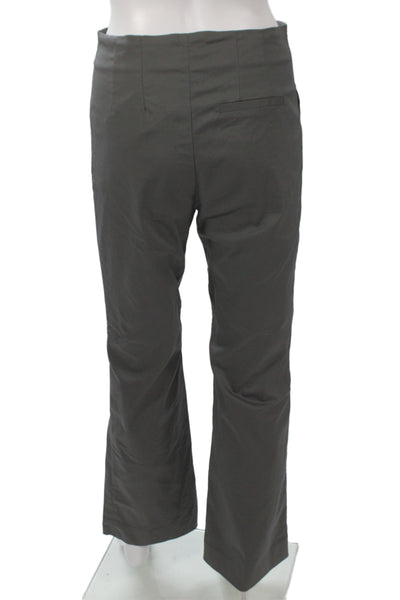 Modern Citizen Women Dress Pants Gray Cotton Blend Zip Inseam 28 Size S