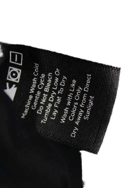 ALALA Women Athleisure Basic Scoop Neck Sleeveless Nylon Tank Black Size XS