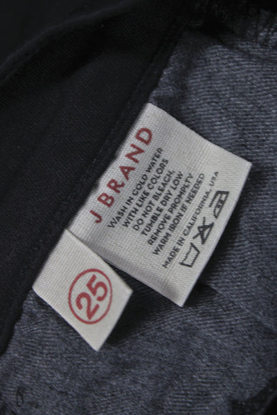 J Brand Womens Skinny Black Jeans Size 25