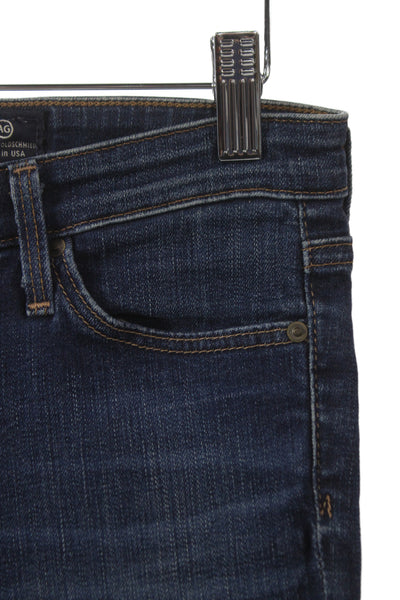 AG Adriano Goldschmied Women Jeggings Blue Mid Rise Inseam 32 Size 25
