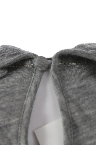Lafayette 148 New York Women Cashmere Turtleneck Sweater Gray Size S