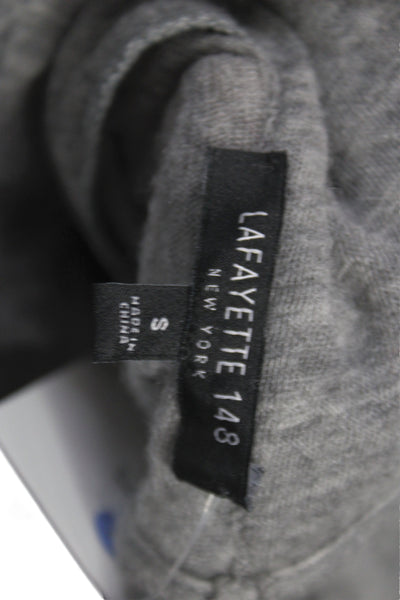Lafayette 148 New York Women Cashmere Turtleneck Sweater Gray Size S