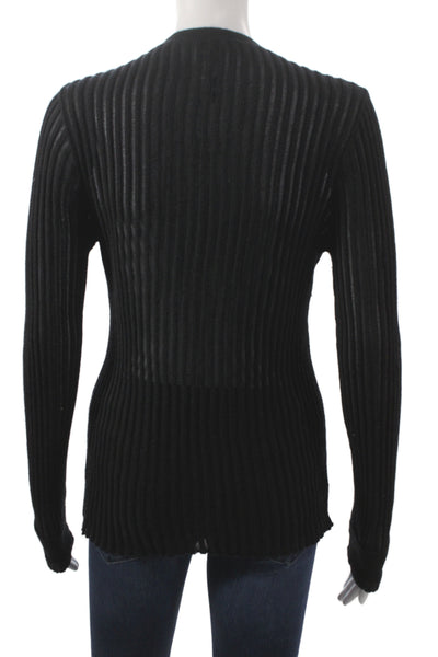 Tse Womens Cashmere Pullover Crew Neck Long Sleeve Black Size L