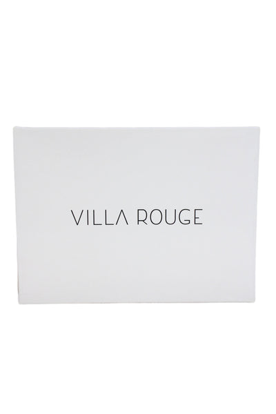 Villa Rouge Womens Suede Platform Mule Clogs Cream Size 7.5