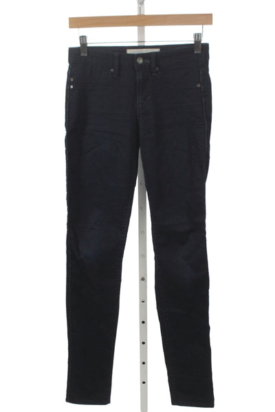 Marc By Marc Jacobs Women Jegging Blue Cotton Blend Low Rise Inseam 31 Size 27