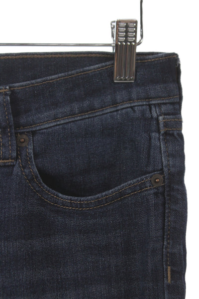 Banana Republic Women Skinny Jeans Blue Mid Rise Cotton Blend Size 2