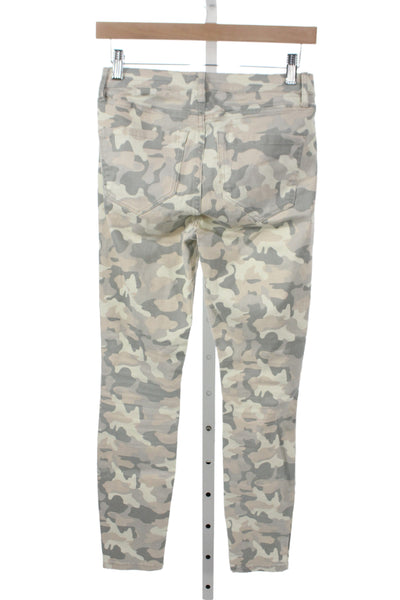 Nicole Miller Womens Skinny Camo Cotton Jeans Multicolor Size 26