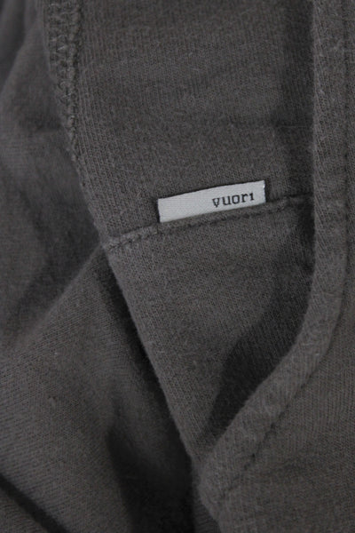 Vuori Women Jogger Pants Brown Organic Cotton Drawstring Athleisure Size XS