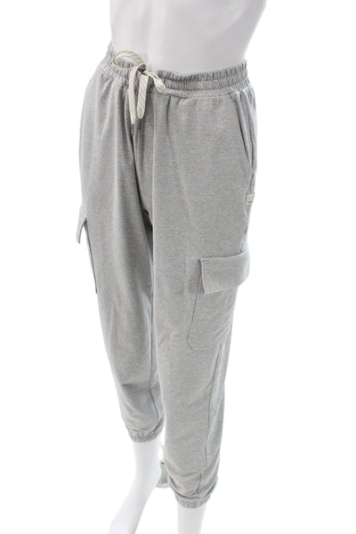 Vuori Womens Jogger Pants Gray Recycled Polyester Drawstring Size XS