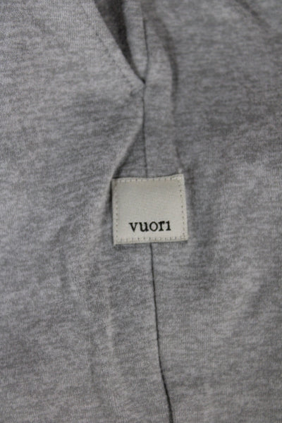 Vuori Womens Jogger Pants Gray Recycled Polyester Drawstring Size XS