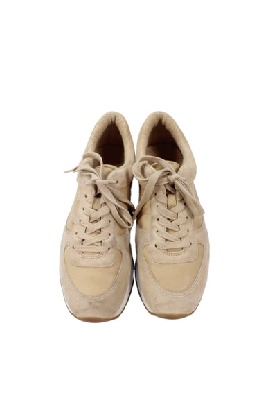 Vince Womens Suede Colorblock Sneakers Size 10 Brown