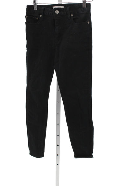 Moussy Womens Skinny Black Cotton Jeans Size 25