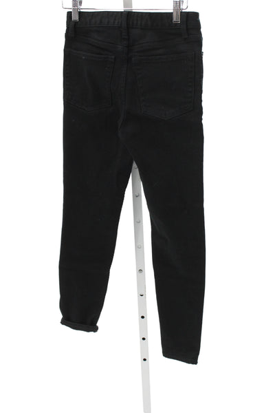 Moussy Womens Skinny Black Cotton Jeans Size 25