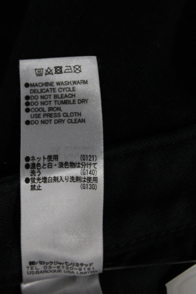 Moussy Womens Skinny Black Cotton Jeans Size 25