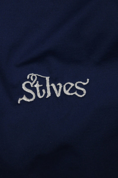 Peter Millar Mens Blue Mock Neck Zip Pullover Golf Long Sleeve Size XL