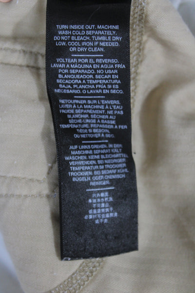 7 For All Mankind Womens Straight Jeans White High Rise Size 32