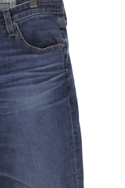 AG Adriano Goldschmied Womens Cropped Blue Jeans Mid Rise Size 32