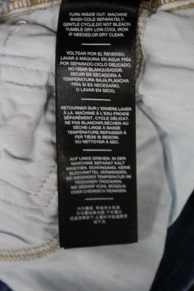 7 For All Mankind Womens Straight Blue Jeans Size 32
