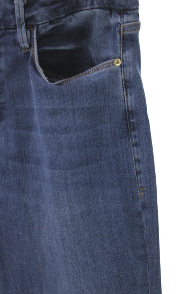Frame Womens Cropped Jeans Blue Cotton Mid Rise Inseam 26 Size 31